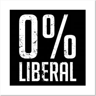 0% Liberal v4 Posters and Art